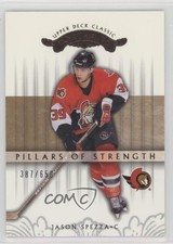 2003 Upper Deck Classic Portraits Pillars of Strength 387/650 Jason Spezza 12pb