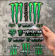 Reflective Monster Energy Bike Sticker K1 Helmet Sticker BMX
