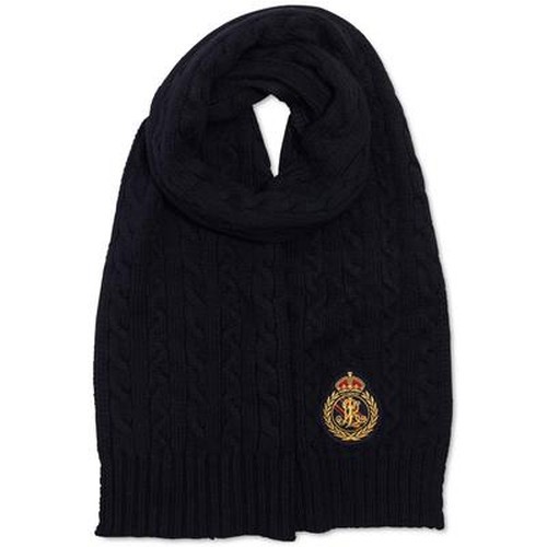 Lauren Ralph Lauren Recycled Blend Cable Patch Scarf One Size Black 18690₽