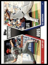 2011 Topps #DD-23 Cliff Lee / CC Sabathia Diamond Duos (Series 2)