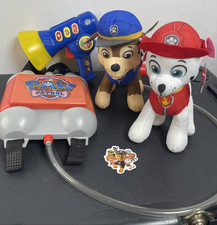 Paw Patrol Lot -Water Rescue Pack - Blasts Water -plush Toys Megaphone