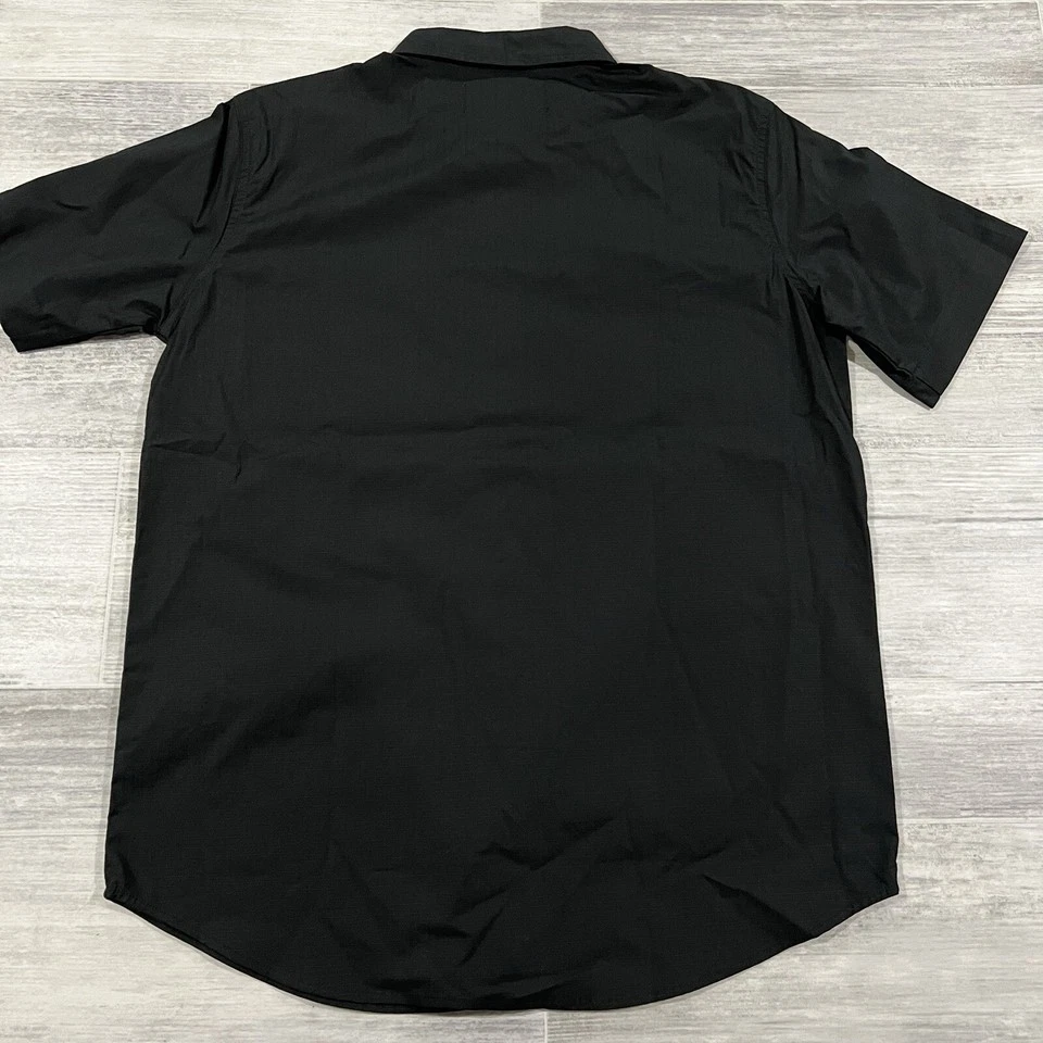 CAT Caterpillar Shirt Mens Black Short Sleeve Button Up S/M/L/XL/2XL - Image 2 of 3