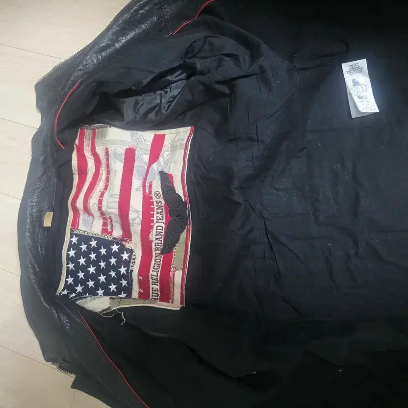 True Religion Leather Jacket - Size 100-105 thumbnail 3