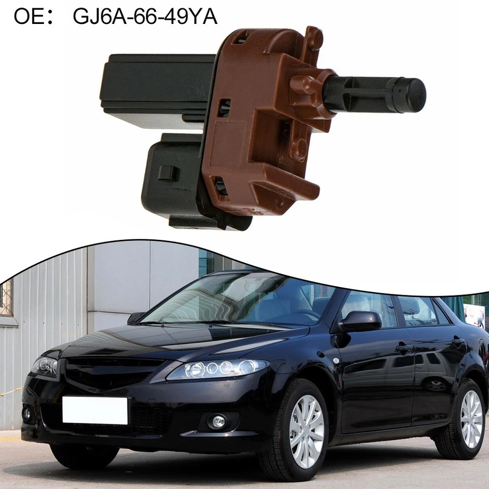 Brown ABS Clutch Pedal Switch for Mazda 6 For MX5 For Miata For RX8 GJ6A6649YA - Image 3 of 4