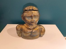 Buste d'1 Homme en régule bronzé cabinet de curiosités