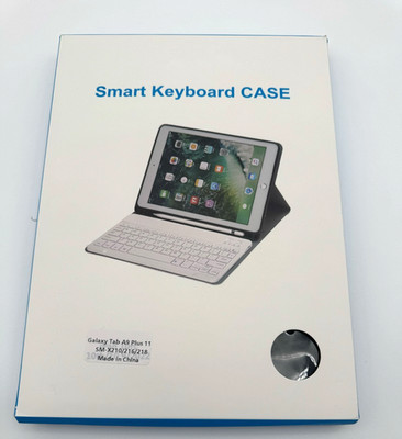 Samsung Tab A9 Plus 11 Smart Keyboard Case Folio Magnetic Leather New Unbranded