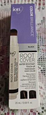 Ion Color Brilliance Temporary Water Resistant Root Cover Touch up / Black New!