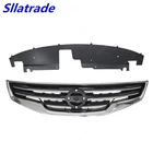For Nissan Altima Sedan 2010-2012 Front Upper Bumper Grille W/Chrome Trim