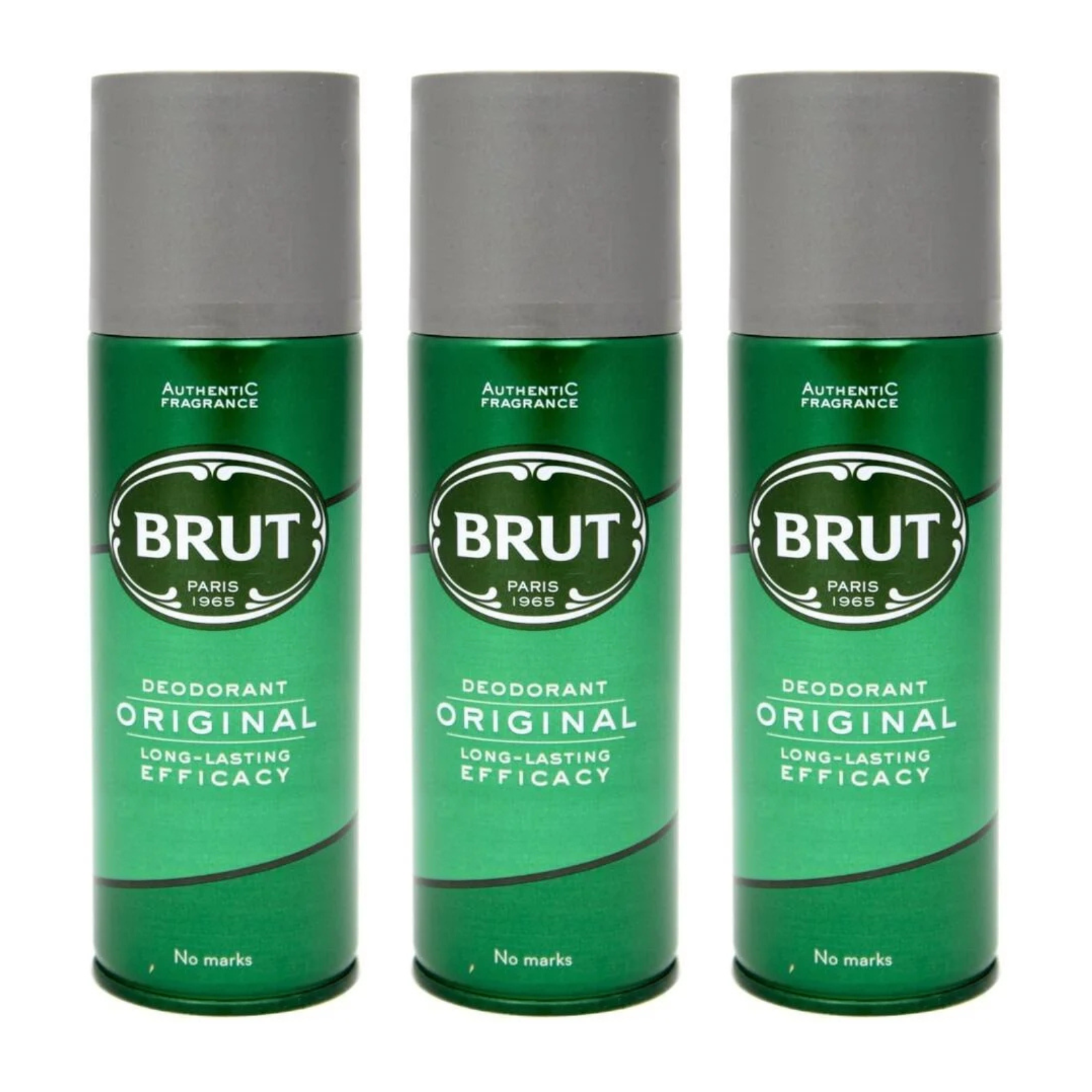 Brut Original Mens Deodorant Spray - 3 X 200ML