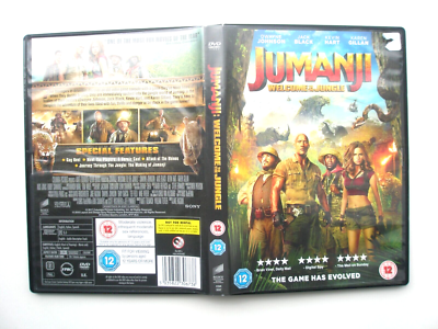 JUMANJI WELCOME TO THE JUNGLE DWAYNE JOHNSON, JACK BLACK &KEVIN