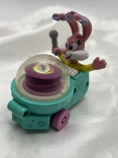 Vintage 1992 Warner Looney Tunes Tiny Toons Babs Bunny Car Figure