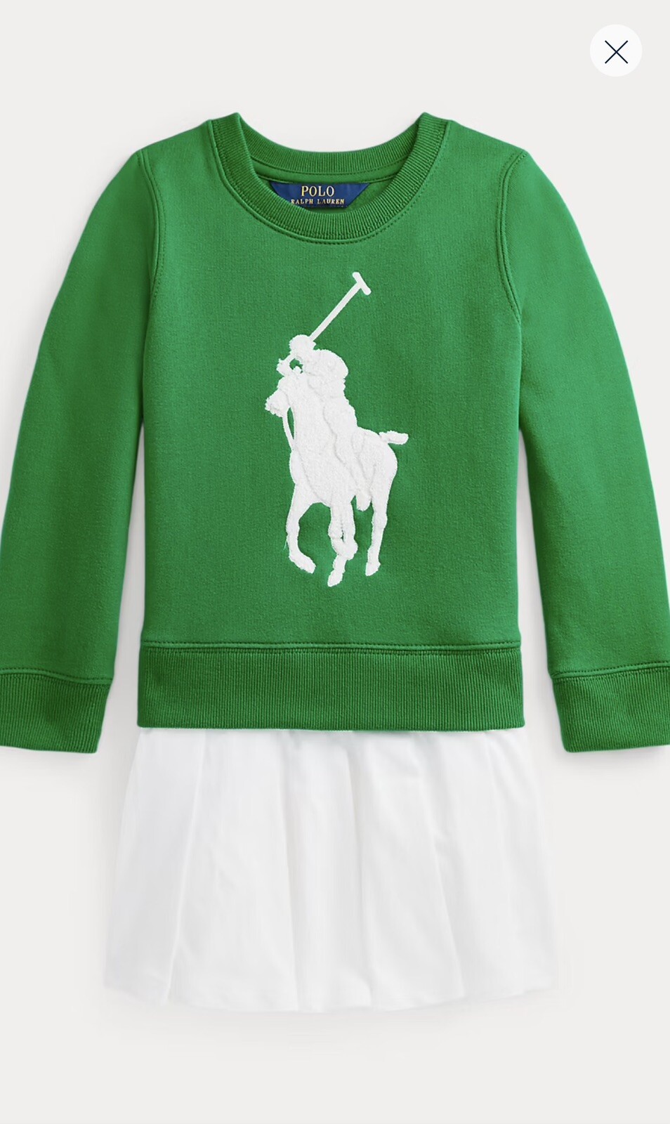 Abito felpa pile POLO RALPH LAUREN BIG PONY taglia S 6