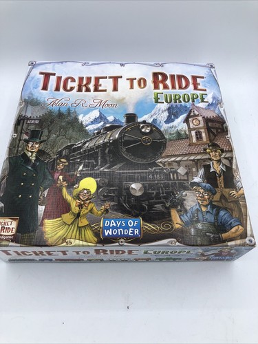 Ticket To Ride Europe Train Board Game 100% Complete Days of Wonder - Picture 8 of 11