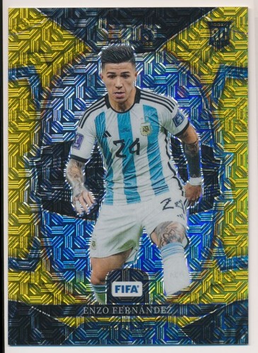 2022-23 Panini Select FIFA ENZO FERNANDEZ 03/10 Rookie RC Gold MOJO Terrace #26