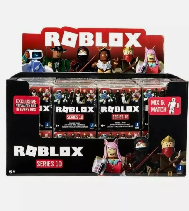  Roblox Action Collection - Series 10 Mystery Figure 6-Pack  [Includes 6 Exclusive Virtual Items] : Everything Else