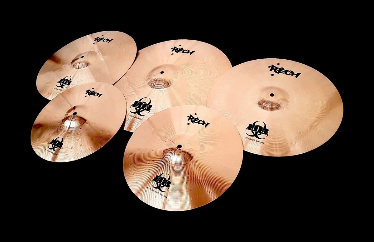 CYMBAL PACK SET RECH B8 STAGE 5 PIECE CYMBAL SET PACK