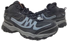 Skechers Men's Work RF Holdredge Rebem Steel Toe Lace Up Boots Wide Size:9 89D