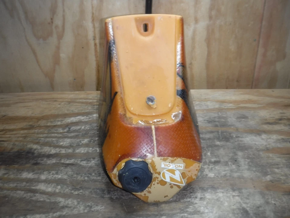 KTM 125 EXC 1996 tanque de gasolina pila naranja plástico Foto 4 de 4