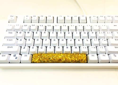 6.25X Resin & Foil Spacebar Keycap Keycaps For Cherry MX Mechanical Keyboard - Afbeelding 15 van 19