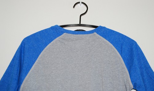 EUC Reebok Boy's Heather Blue & Gray Crew Neck SS Baseball T-Shirt sz XL 18-20 - Picture 7 of 8