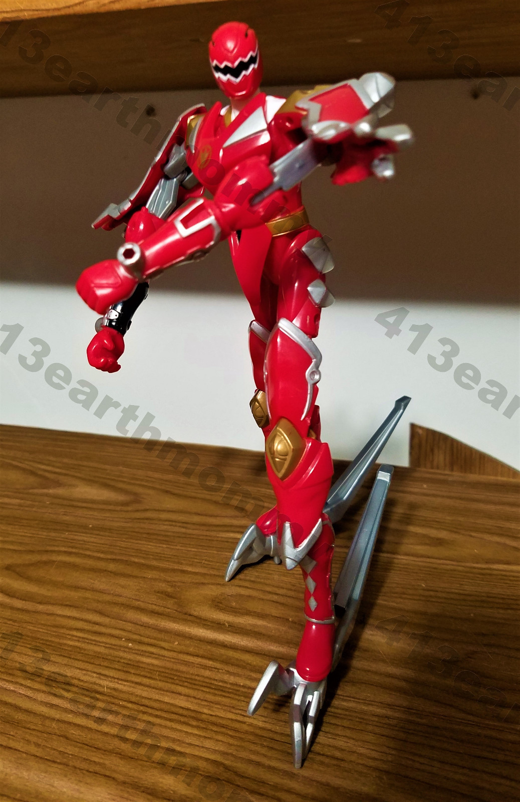 Power Rangers Dino Thunder "Quadra Battlized Red Ranger" eBay