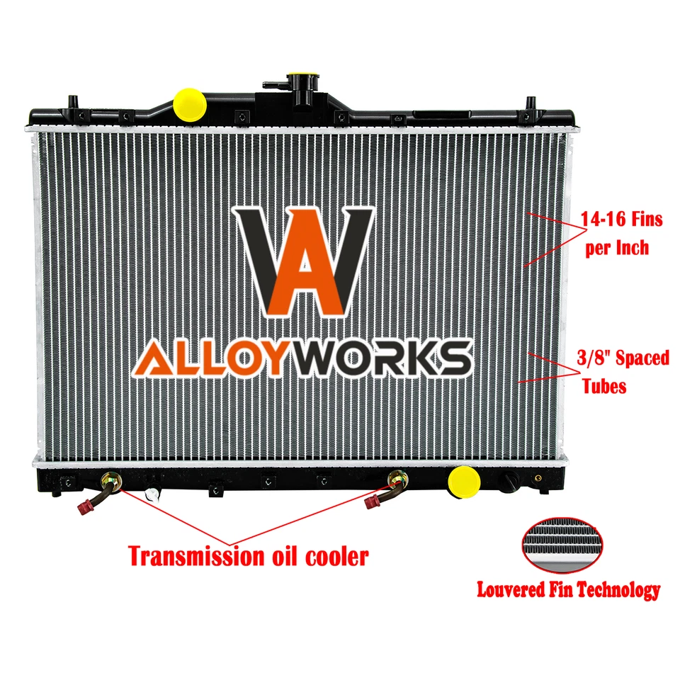 1278 Aluminum Core Radiator For 1991-95 1994 Acura Legend Base GS LS 3.2L V6 AT Foto 2 de 4