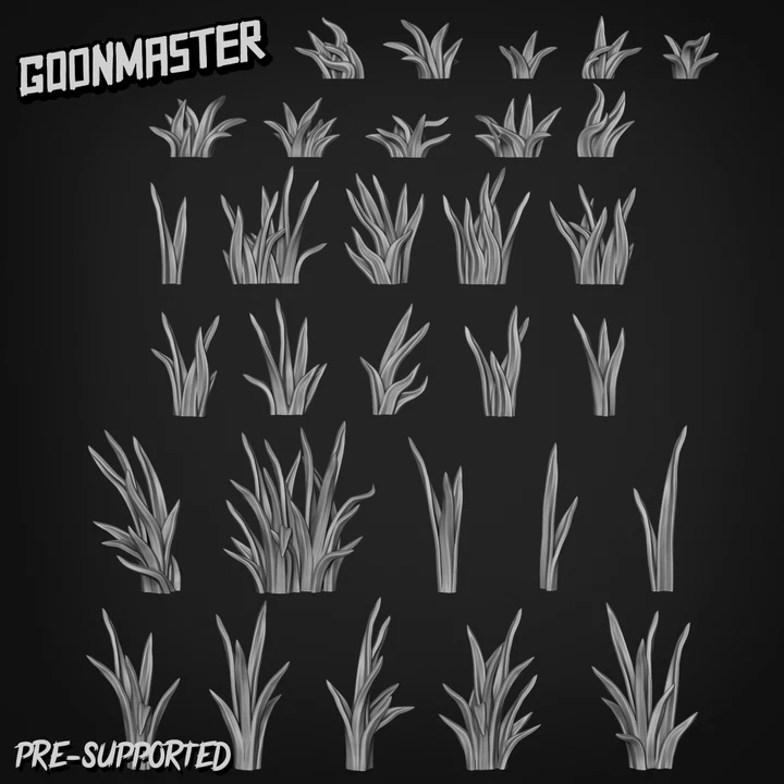 Grass Tufts - Basing Kit/ Basing Bits/ Tufts/ Model Scenery/ Goon Master