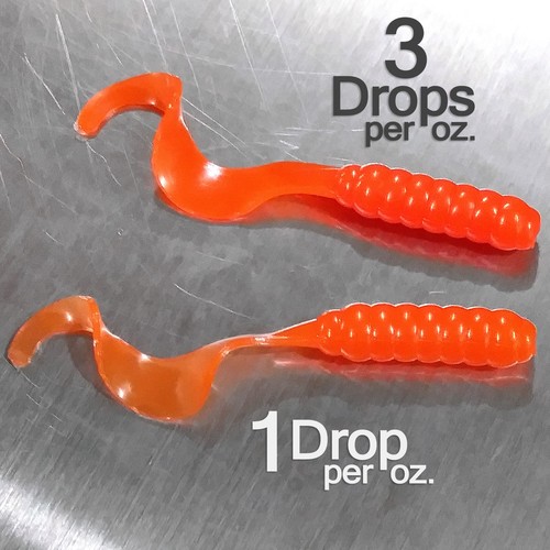 NEW 1 OZ. ORANGE Essentials Color Fishing Soft Plastic Lure Making plastisol - Picture 2 of 2