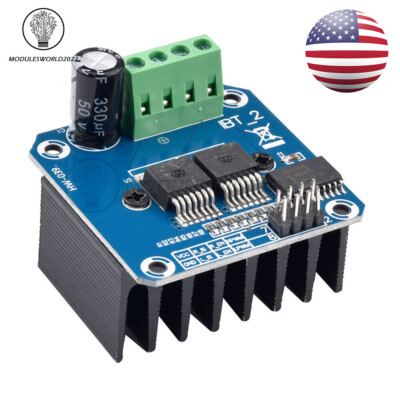 Double BTS7960B DC 43A Stepper Motor Driver H-Bridge PWM Board For Arduino US