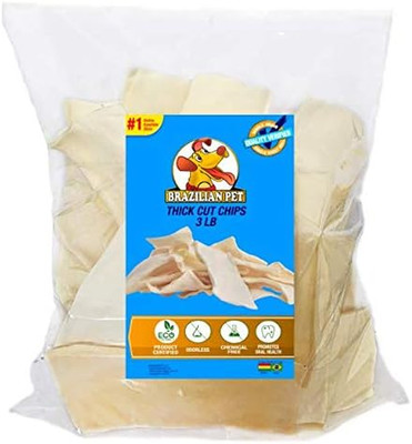 Premium Thick Cut Chips, Wholegrain Rawhide (Last Much Longer than Traditional C