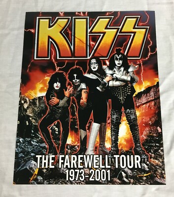 AWESOME KISS THE FAREWELL TOUR 1973-2001 GROUP PHOTO PRINT AWESOME KISS THE FAREWELL TOUR 1973-2001 GROUP PHOTO PRINT