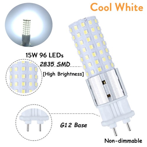 Super Bright G12 LED Corn Light Bulb 15W Equival 150W Halogen Lamp Energy Saving - Picture 13 of 15