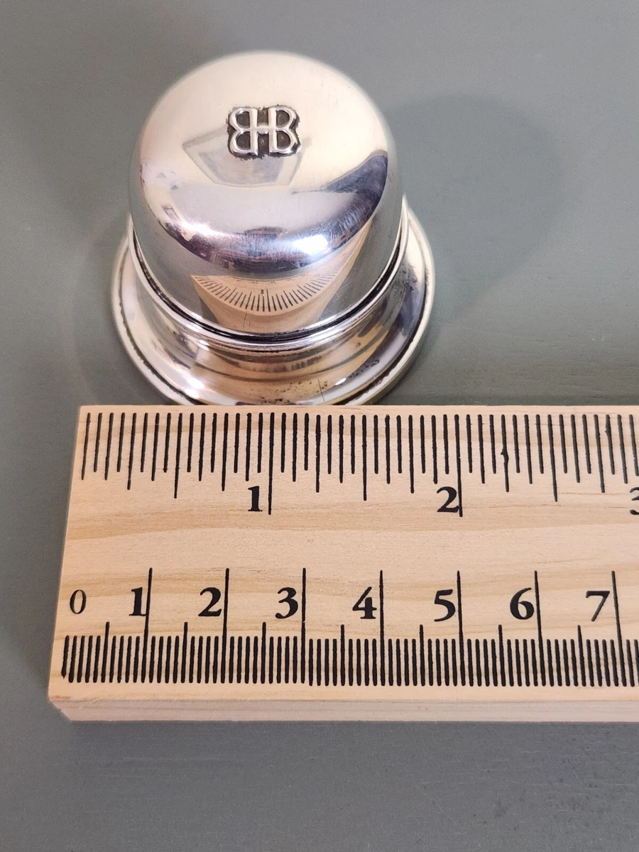 Sold at Auction: Antique Birks Sterling Silver Dome Ring Box