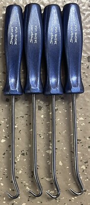 (4) Snap-on Tools NEW POWER BLUE Mini Hard Handle Hook Pick 3ASHBMB Lot O-RING