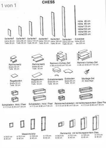 Regal Regalsystem Bücherregal Holz Kiefer massiv flexibel & erweiterbar - Bild 4 von 6
