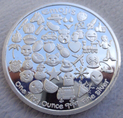 1 oz. Emoji PARTY silver rounds .999 fine silver | eBay