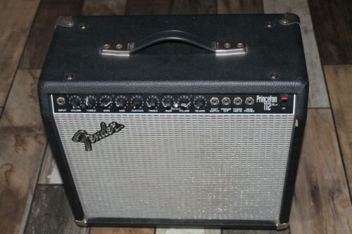 Vintage Fender Princeton 112 Plus Black Electric Guitar Amp PR290 FULLY TESTED