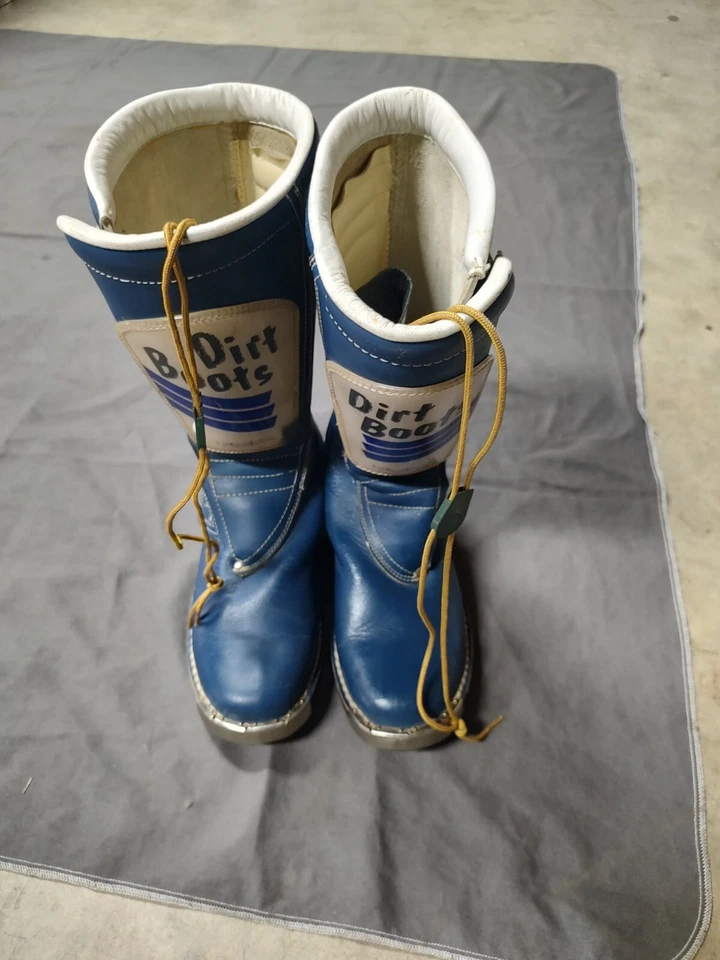 Fox "Botas Dirt" Azul "Vintage" Tamanho 11 - Imagem 2 de 4