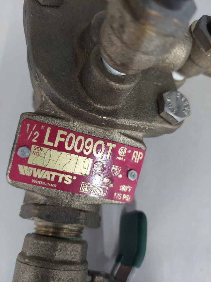 MONTAJE ZONA PRESIÓN REDUCIDA K1876 VATIOS LF009QT PSI 175 Foto 3 de 3