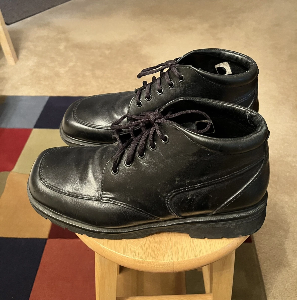 Dr Martens DM 5 Black Men s UK12 US13 England Leather Ankle Boots Shoes