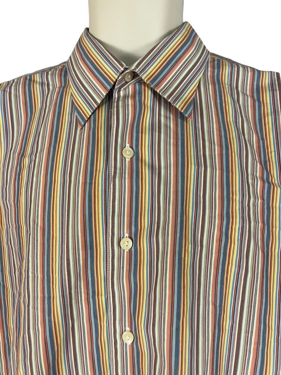 BCBG Attitude Men's XL Long Sleeve Button Up Multicolor