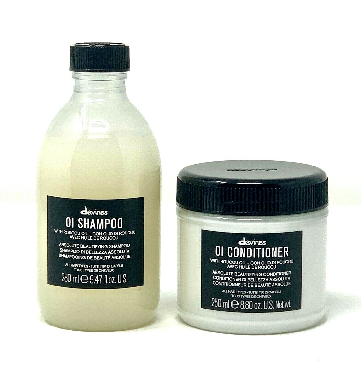 Davines Shampoo oz &amp; OI Conditioner 8.8 oz Combo eBay