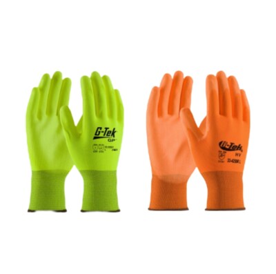 PIP G-Tek HI-RES Seamless Knit Nylon Safety Work Gloves - Coated Grip