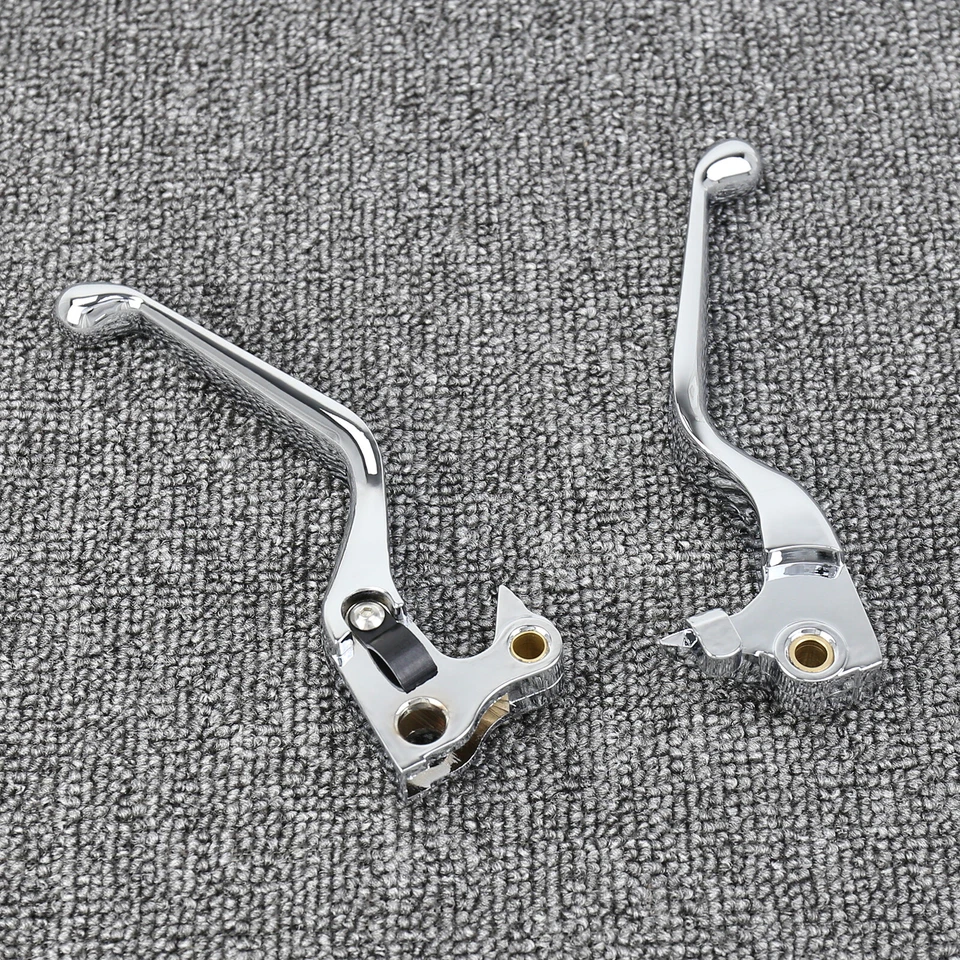 Palancas de embrague de freno cromadas para Harley Iron 883 Sportster 1200 XL1200 72 04-13 EE. UU. Foto 2 de 4