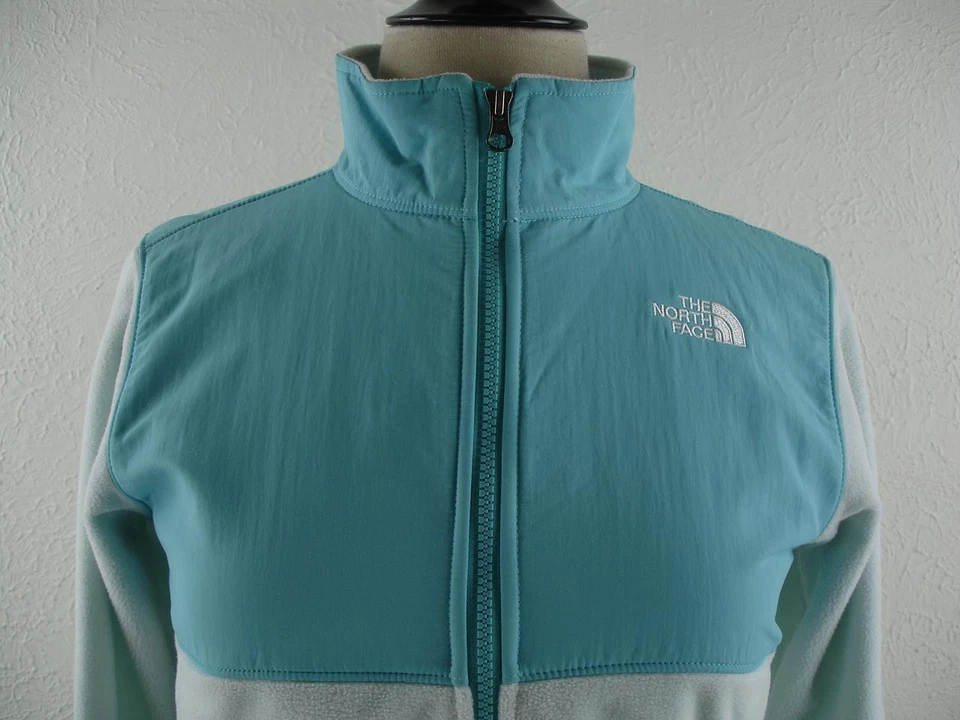 The North Face Youth Girl's sz L 14 16 200W Tundra Fleece Full-Zip Jacket Blue - Image 3 of 4