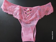 NWT VICTORIA SECRET Dream Angels Boho Floral Embroidery Brazilian Medium  A47 