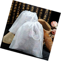 Disposable Drawstring Tea Bags, 50 Pack By Higher Tea. Perfect With Higher Te... Disposable Drawstring Tea Bags, 50 Pack By Higher Tea. Perfect With Higher Te...