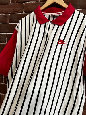 Vintage Nike Supreme Court Polo Tee XL Embroidery Logo 90s | eBay