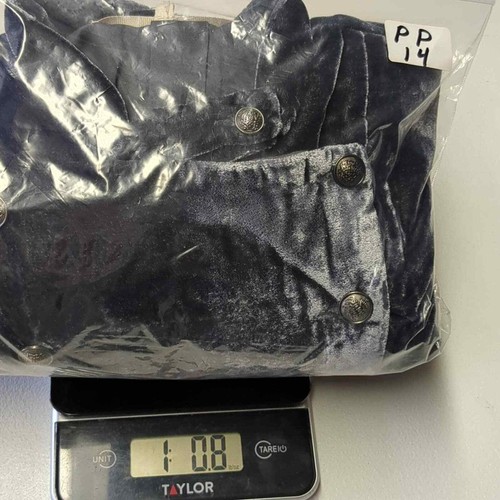 Free People Faye Velvet Jacket Women's Size Extra Small Ebony Military - Picture 15 of 15