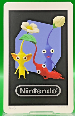 Pikmin A-6 Novelty AR Card Nintendo Reality Games 3DS TCG Japanese